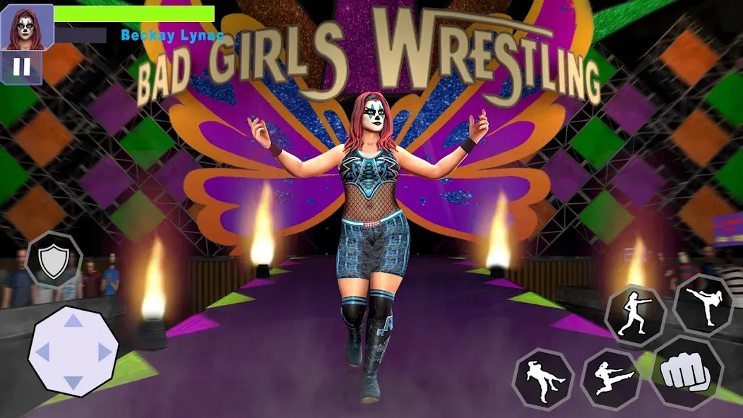 Bad Girls Wrestling Game [МОД: Все открыто, Дополнительные деньги и Меню MOD] Screenshot 5