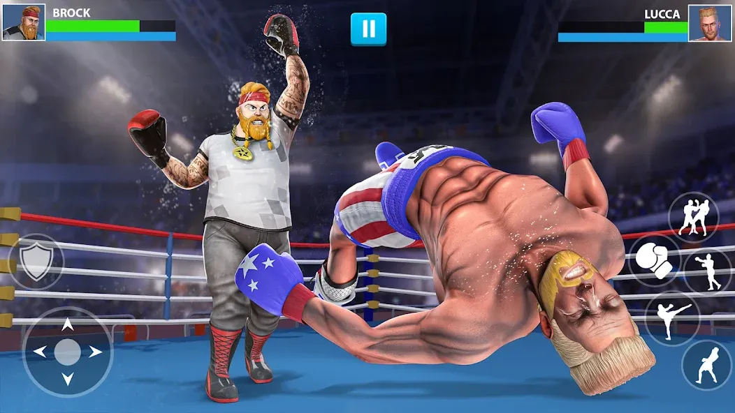 Punch Boxing Game: Ninja Fight [МОД: Много монет, Открытые уровни и Мега MOD] Screenshot 3