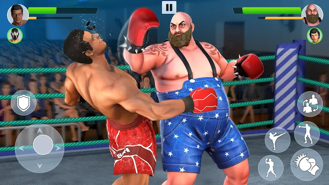 Boxing Heros: Fighting Games (Тэг Боксинг Игры) [МОД: Много монет, Открытые уровни и Мега MOD] Screenshot 2