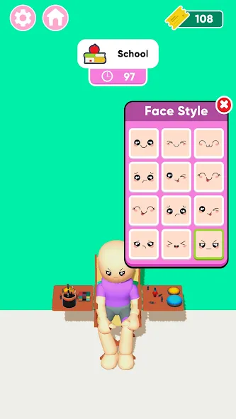 Famous Fashion - Dress Up Game (Фэймос Фэшн) [МОД: Все открыто, Дополнительные деньги и Меню MOD] Screenshot 5