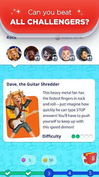 Stop 2 - Word Trivia Game [МОД: Много денег, Монет и Все открыто] Screenshot 3