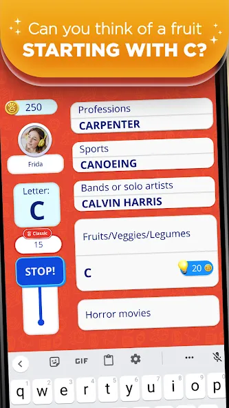 Stop 2 - Word Trivia Game [МОД: Много денег, Монет и Все открыто] Screenshot 5