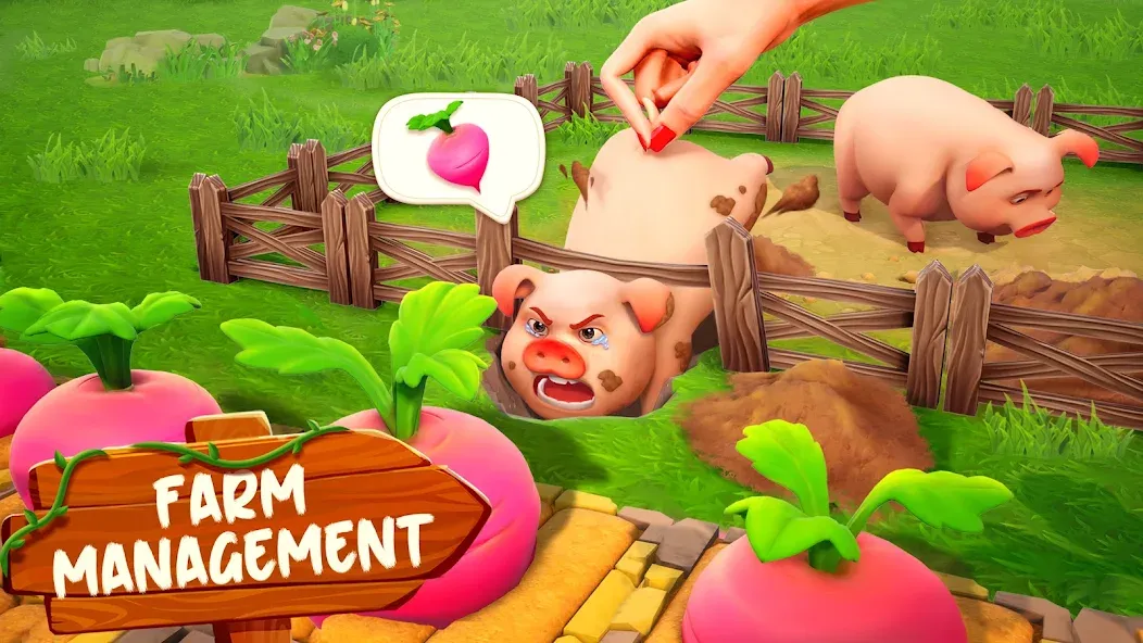 Family Farm Adventure (Семейное фермерское приключение) [МОД: Все открыто, Дополнительные деньги и Меню MOD] Screenshot 4