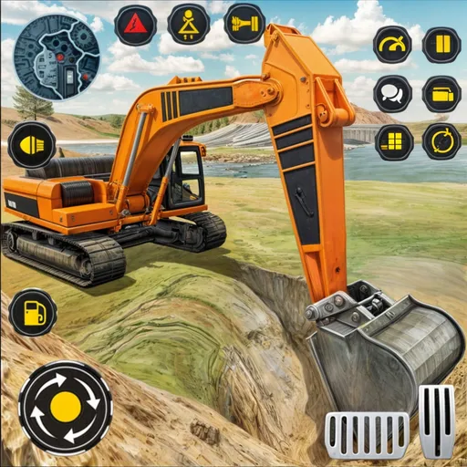 Heavy Excavator Simulator PRO (Хеви Экскавейтор Симулятор ПРО) [МОД: Все открыто, Дополнительные деньги и Меню MOD] Screenshot 5