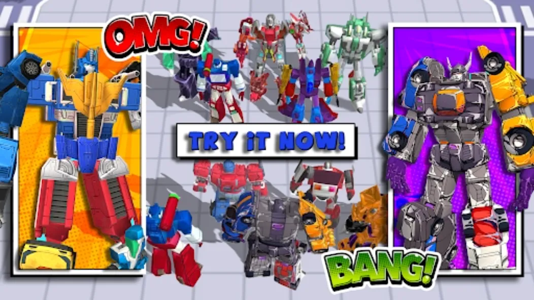 Superhero Robot Monster Battle [МОД: Бесконечные деньги, Монеты и Мега MOD] Screenshot 1