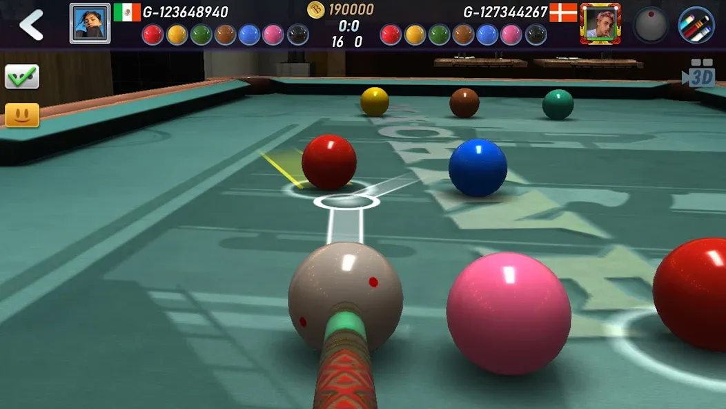 Real Pool 3D 2 (Риал Пул 3Д 2) [МОД: Все открыто, Дополнительные деньги и Меню MOD] Screenshot 2