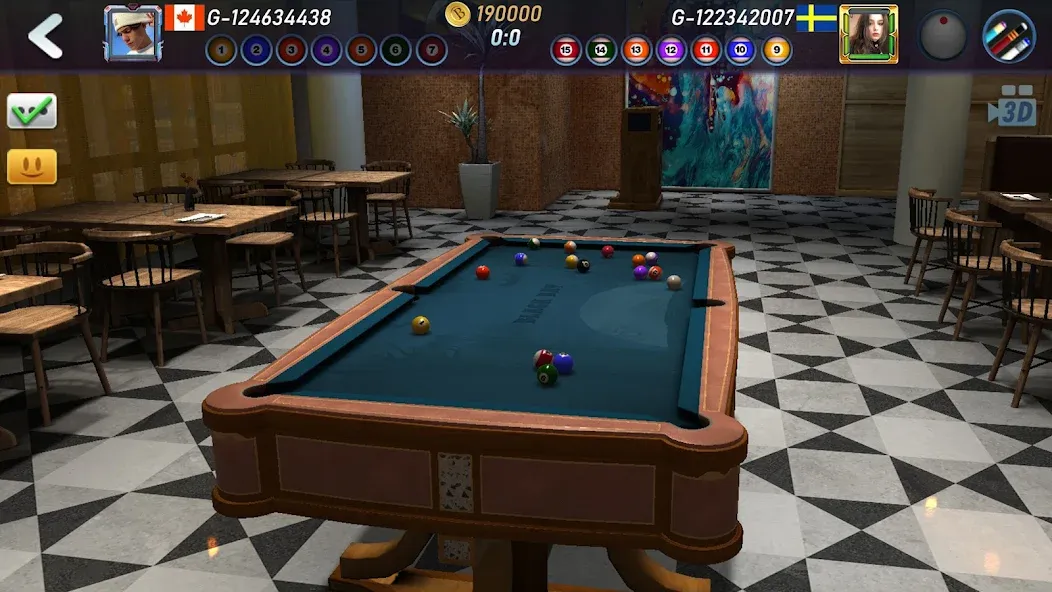 Real Pool 3D 2 (Риал Пул 3Д 2) [МОД: Все открыто, Дополнительные деньги и Меню MOD] Screenshot 3