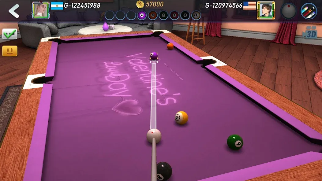 Real Pool 3D 2 (Риал Пул 3Д 2) [МОД: Все открыто, Дополнительные деньги и Меню MOD] Screenshot 4