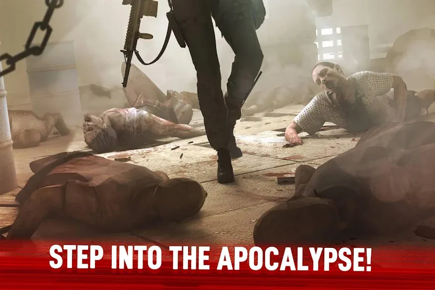 Zombie Frontier 4: Shooting 3D (Зомби Фронт 4) [МОД: Меню, Бесконечные монеты и Открытые уровни] Screenshot 3