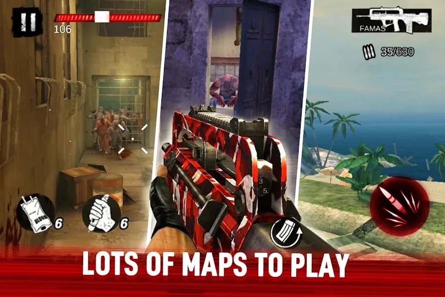 Zombie Frontier 4: Shooting 3D (Зомби Фронт 4) [МОД: Меню, Бесконечные монеты и Открытые уровни] Screenshot 4