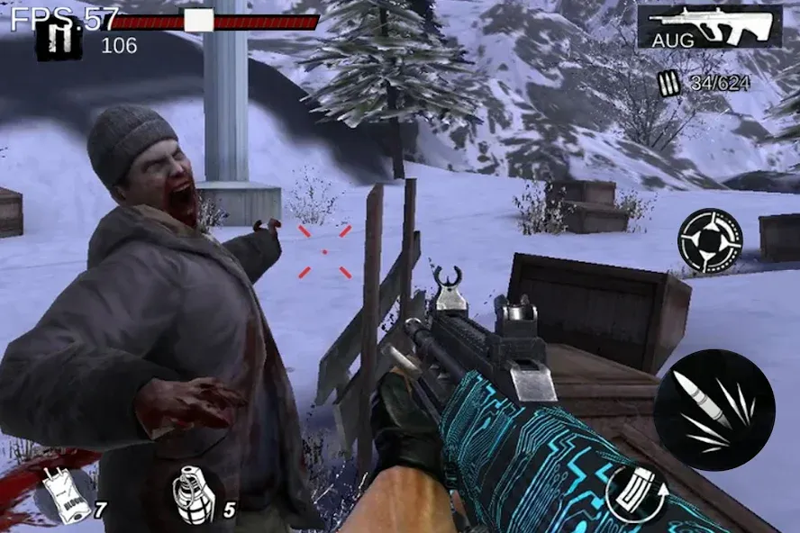 Zombie Frontier 4: Shooting 3D (Зомби Фронт 4) [МОД: Меню, Бесконечные монеты и Открытые уровни] Screenshot 5