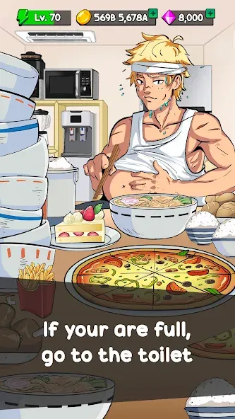 Food Fighter Clicker Games (Фуд Файтер Кликер) [МОД: Много денег, Монет и Все открыто] Screenshot 3