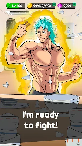 Food Fighter Clicker Games (Фуд Файтер Кликер) [МОД: Много денег, Монет и Все открыто] Screenshot 5