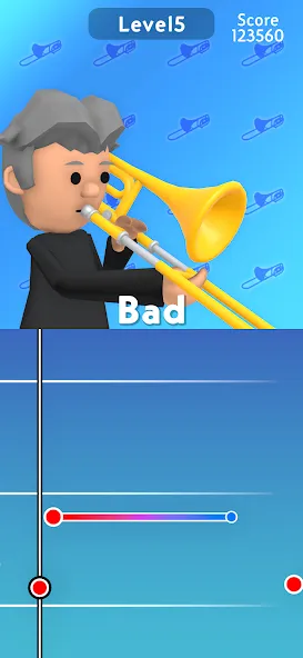 Trombone! [МОД: Меню, Бесконечные монеты и Открытые уровни] Screenshot 2