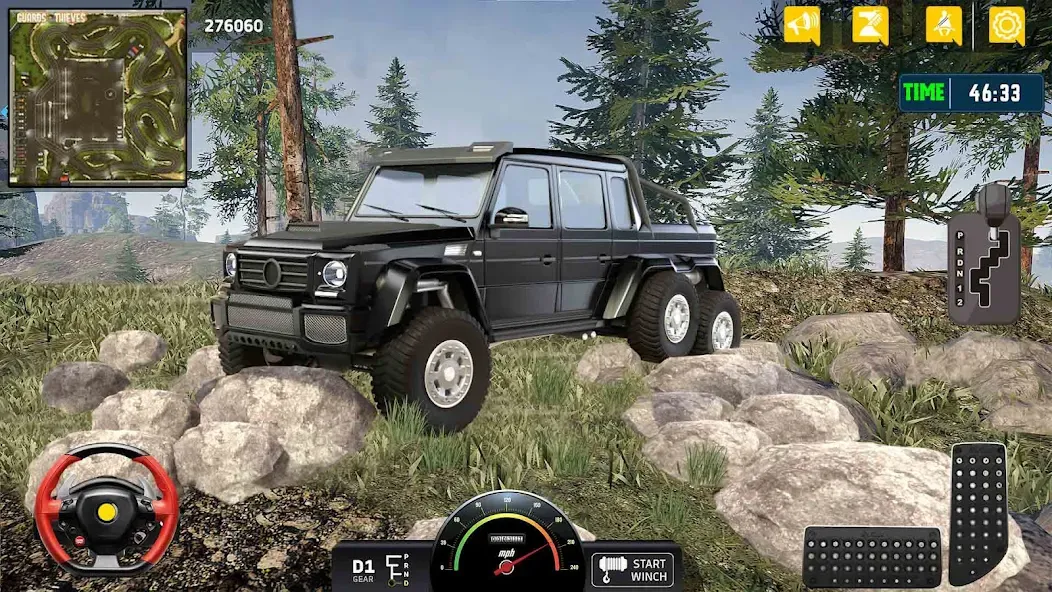 Flying Prado Car Robot Game [МОД: Много монет, Открытые уровни и Мега MOD] Screenshot 3