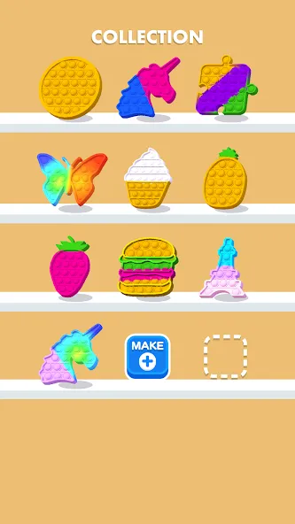Fidget Toy Maker (Фиджет Той Мейкер) [МОД: Много денег, Монет и Все открыто] Screenshot 4