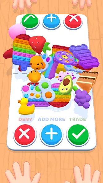 Fidget Toys Trading・Pop It 3D (Фиджет Тойс Трейдинг) [МОД: Много денег, Монет и Все открыто] Screenshot 1