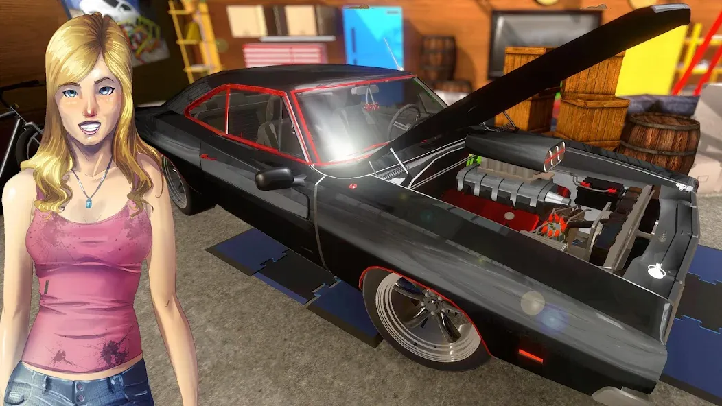 Fix My Car: Muscle Restoration [МОД: Деньги, Монеты и Меню MOD] Screenshot 1