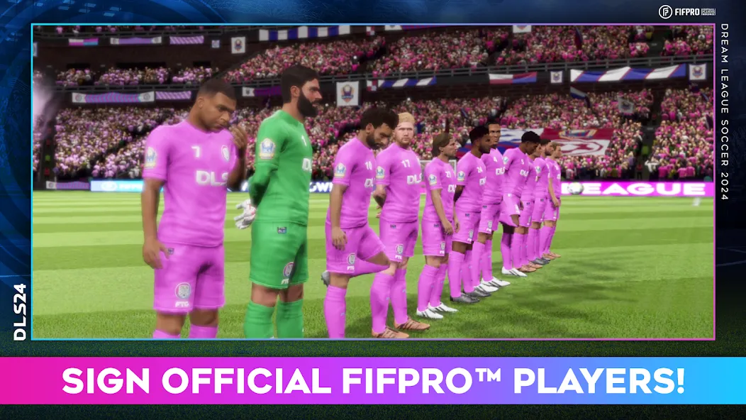 Dream League Soccer 2024 (Дрим Лиг Соккер 2023) [МОД: Много монет, Открытые уровни и Мега MOD] Screenshot 2