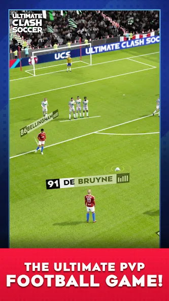 Ultimate Clash Soccer (Ултимейт Драфт Соккер) [МОД: Много денег, Монет и Все открыто] Screenshot 1