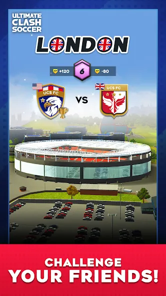 Ultimate Clash Soccer (Ултимейт Драфт Соккер) [МОД: Много денег, Монет и Все открыто] Screenshot 5