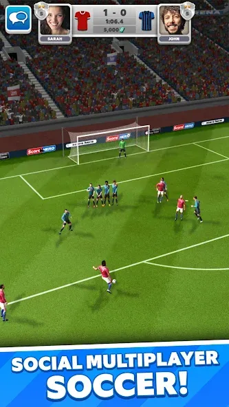 Score! Match - PvP Soccer [МОД: Бесконечные деньги, Монеты и Мега MOD] Screenshot 2