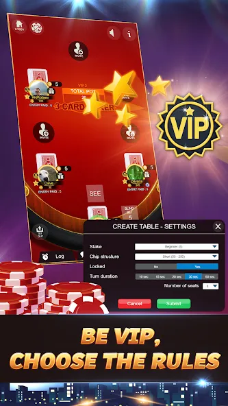 Svara - 3 Card Poker Card Game [МОД: Бесконечные деньги, Монеты и Мега MOD] Screenshot 4