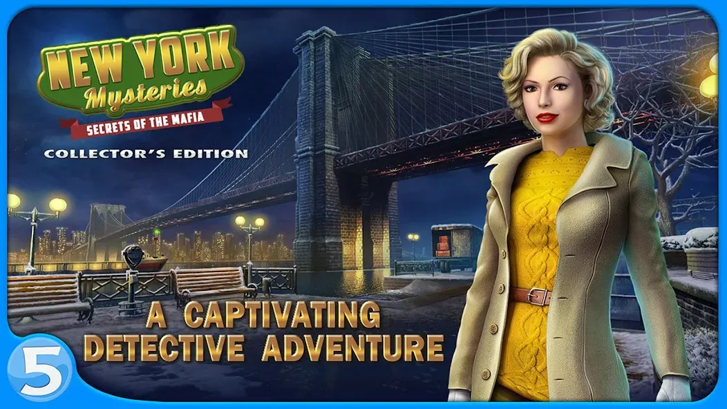 New York Mysteries 1 [МОД: Меню, Бесконечные монеты и Открытые уровни] Screenshot 1