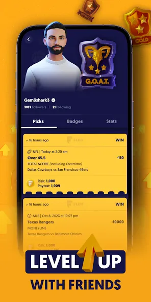 Fliff - Sports Picks (Флифф) [МОД: Много денег, Монет и Все открыто] Screenshot 3