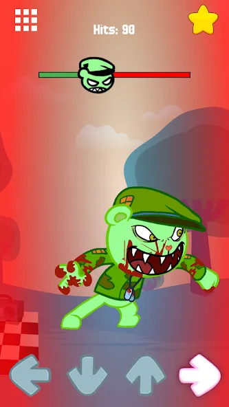 Flippy Happy Funkers FNF Mod (Флиппи Хэппи Фанкерс ФНФ Мод) [МОД: Меню, Бесконечные монеты и Открытые уровни] Screenshot 3