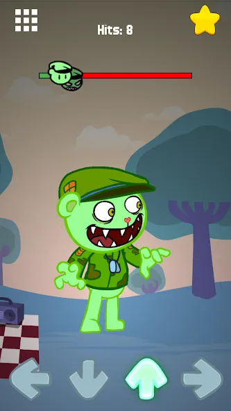 Flippy Happy Funkers FNF Mod (Флиппи Хэппи Фанкерс ФНФ Мод) [МОД: Меню, Бесконечные монеты и Открытые уровни] Screenshot 5