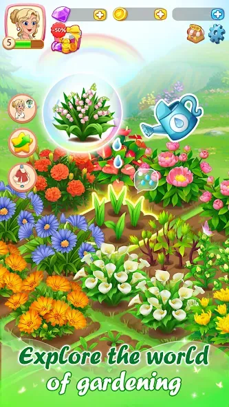 Dream Flower Dressup [МОД: Деньги, Монеты и Меню MOD] Screenshot 5
