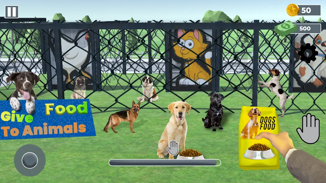 Animal Shelter: Pet Rescue 3D [МОД: Много денег, Монет и Все открыто] Screenshot 1