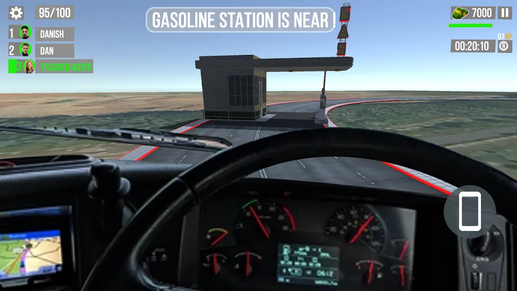 Euro Truck Gas Station Games [МОД: Деньги, Монеты и Меню MOD] Screenshot 3