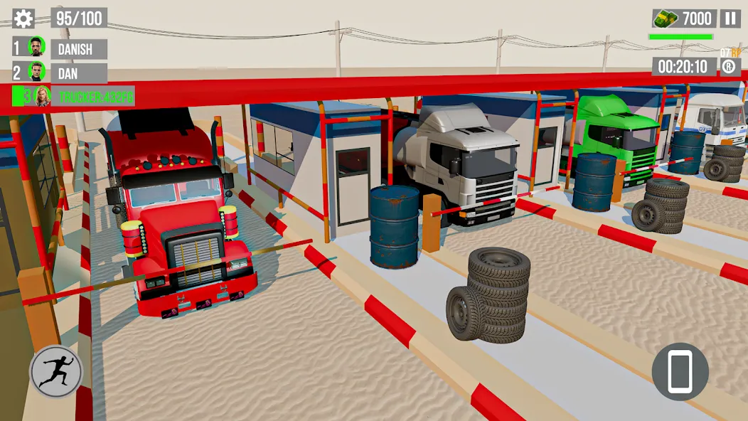 Euro Truck Gas Station Games [МОД: Деньги, Монеты и Меню MOD] Screenshot 4