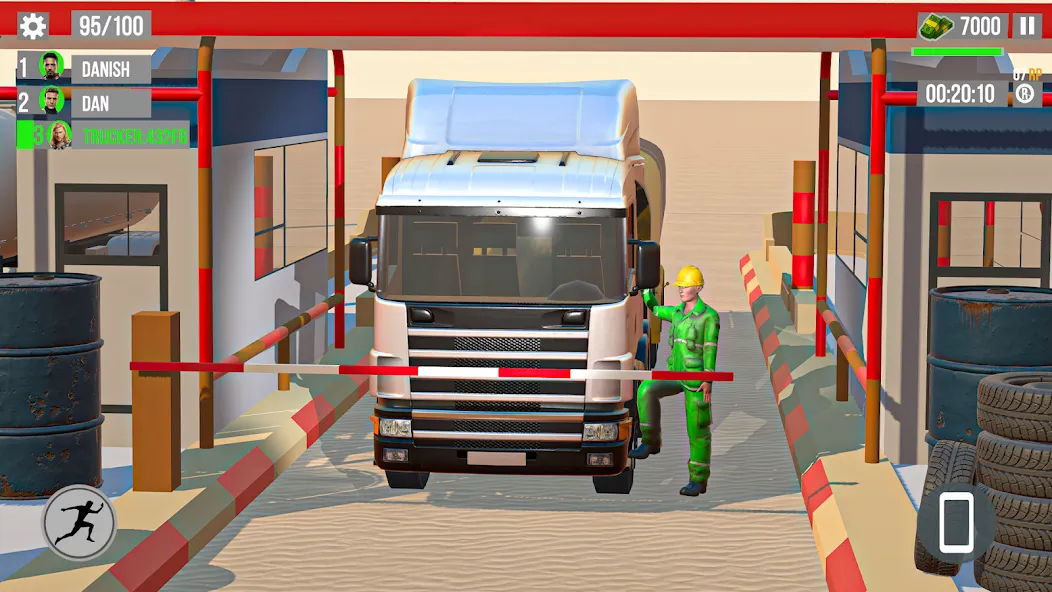 Euro Truck Gas Station Games [МОД: Деньги, Монеты и Меню MOD] Screenshot 5