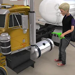 Скачать Euro Truck Gas Station Games [МОД: Деньги, Монеты и Меню MOD] | Взлом Euro Truck Gas Station Games на Андроид