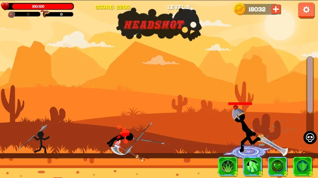 Spear war with Stickman (Спир вар) [МОД: Деньги, Монеты и Меню MOD] Screenshot 2