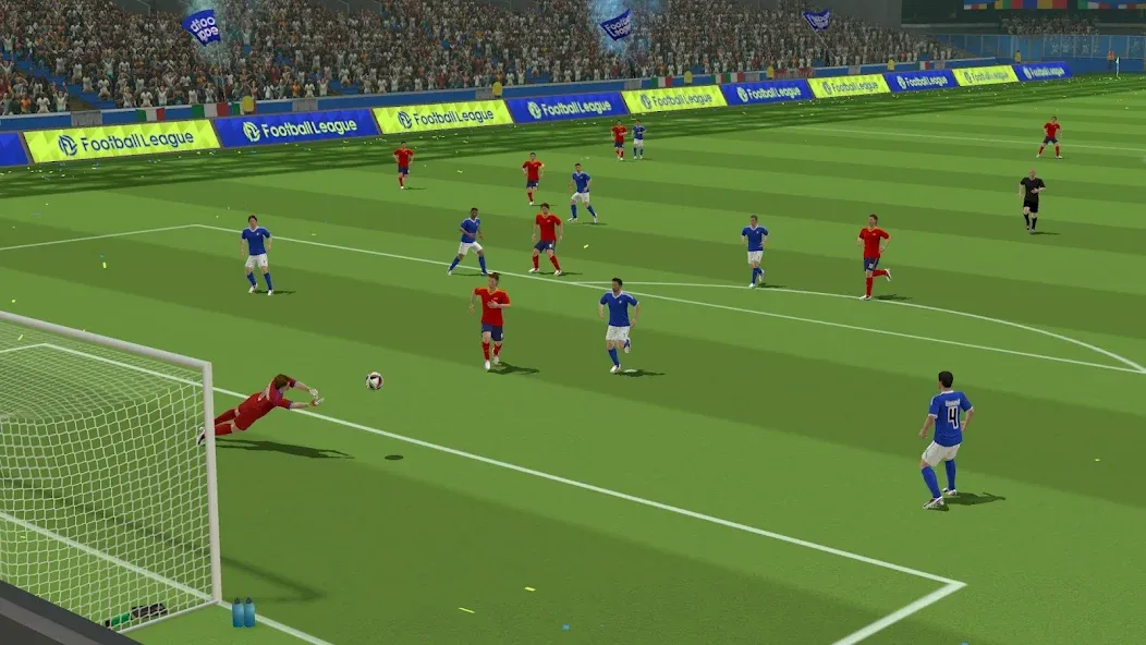 Football League 2024 (Футбольная Лига 2023) [МОД: Меню, Бесконечные монеты и Открытые уровни] Screenshot 3