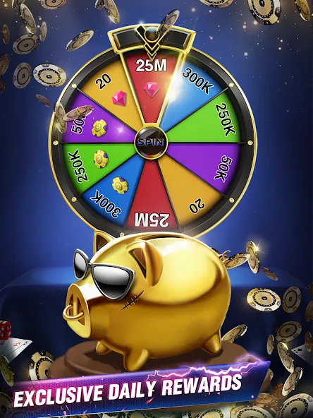 Holdem or Foldem - Texas Poker (Холдем или Фолдем) [МОД: Много денег, Монет и Все открыто] Screenshot 4