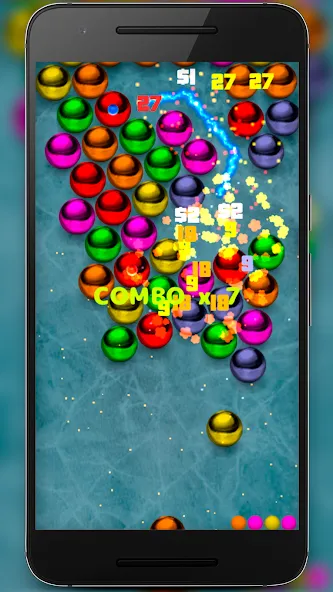 Magnetic balls bubble shoot [МОД: Бесконечные деньги, Монеты и Мега MOD] Screenshot 3