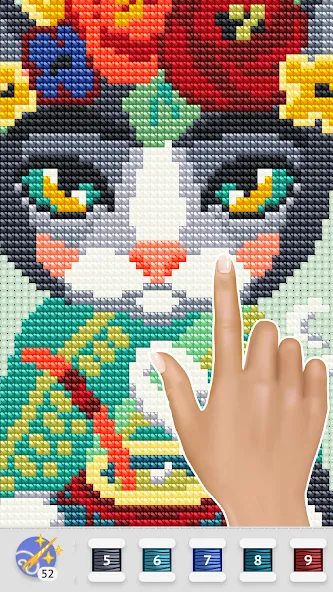 Cross Stitch Club (Кросс Стич Клуб) [МОД: Бесконечные деньги, Монеты и Мега MOD] Screenshot 3