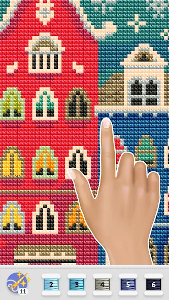 Cross Stitch Club (Кросс Стич Клуб) [МОД: Бесконечные деньги, Монеты и Мега MOD] Screenshot 5