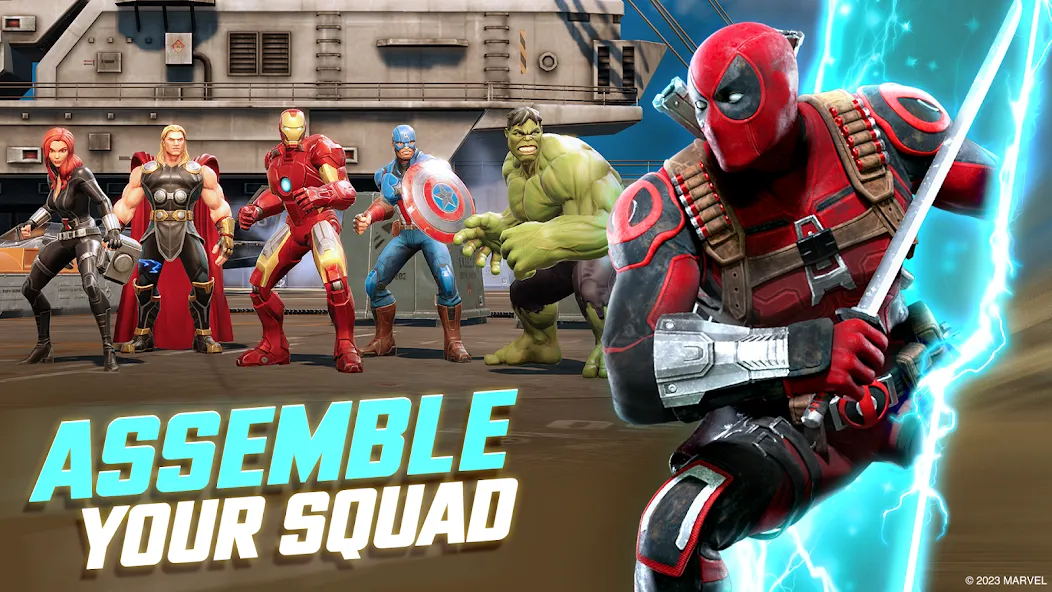 MARVEL Strike Force: Squad RPG (Марвел Страйк Форс) [МОД: Много денег, Монет и Все открыто] Screenshot 1