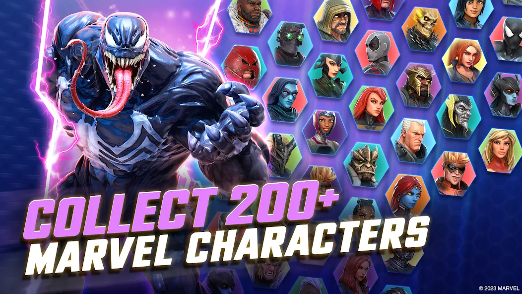 MARVEL Strike Force: Squad RPG (Марвел Страйк Форс) [МОД: Много денег, Монет и Все открыто] Screenshot 2