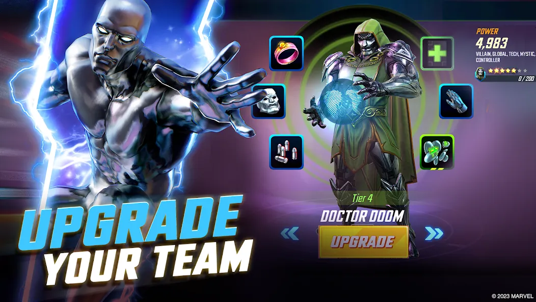 MARVEL Strike Force: Squad RPG (Марвел Страйк Форс) [МОД: Много денег, Монет и Все открыто] Screenshot 5