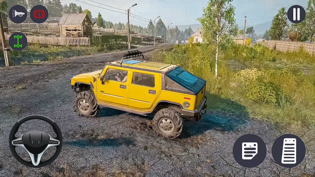 4x4 Jeep Offroad Car Driving (Джип Оффроуд Автомобиль Вождения) [МОД: Много денег, Монет и Все открыто] Screenshot 5