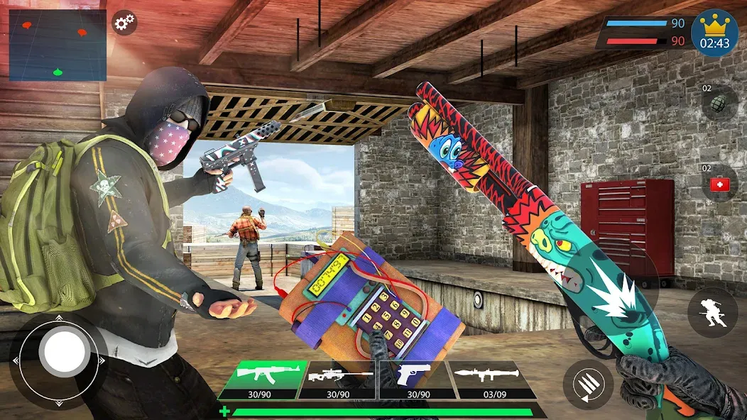 Commando Gun Shooting Games 3D [МОД: Бесконечные деньги, Монеты и Мега MOD] Screenshot 5