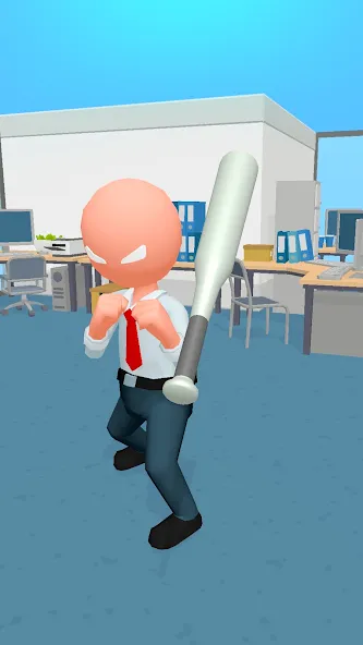 Crazy Office — Slap & Smash [МОД: Много денег, Монет и Все открыто] Screenshot 3