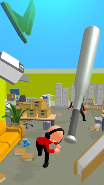 Crazy Office — Slap & Smash [МОД: Много денег, Монет и Все открыто] Screenshot 4